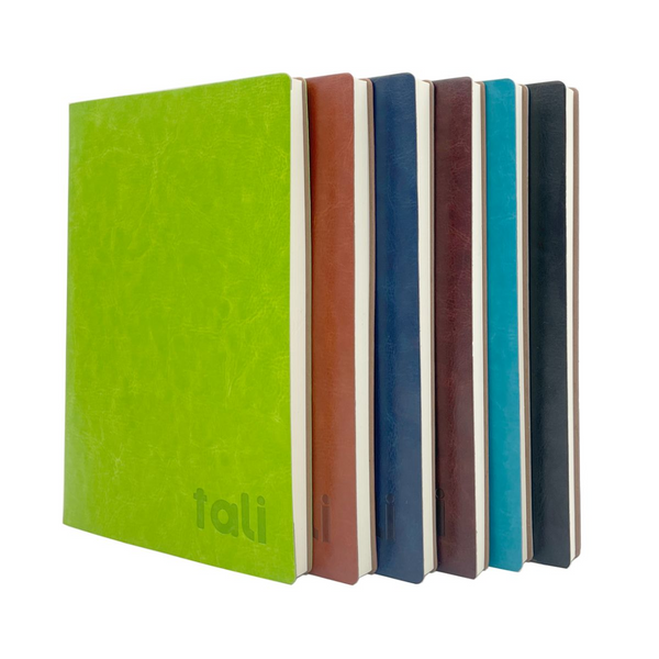 6-Pack Soft Cover PU Leather A5 Lined Journal Ruled A5 Notebook