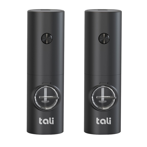 TALI-LED light - Adjustable Spice And Salt Electric Pepper Grinder - 2 Pack