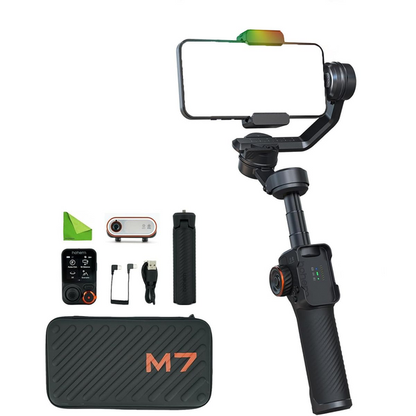 Hohem M7 Gimbal Stabilizer for iPhone,Phone Gimbal, Remote control